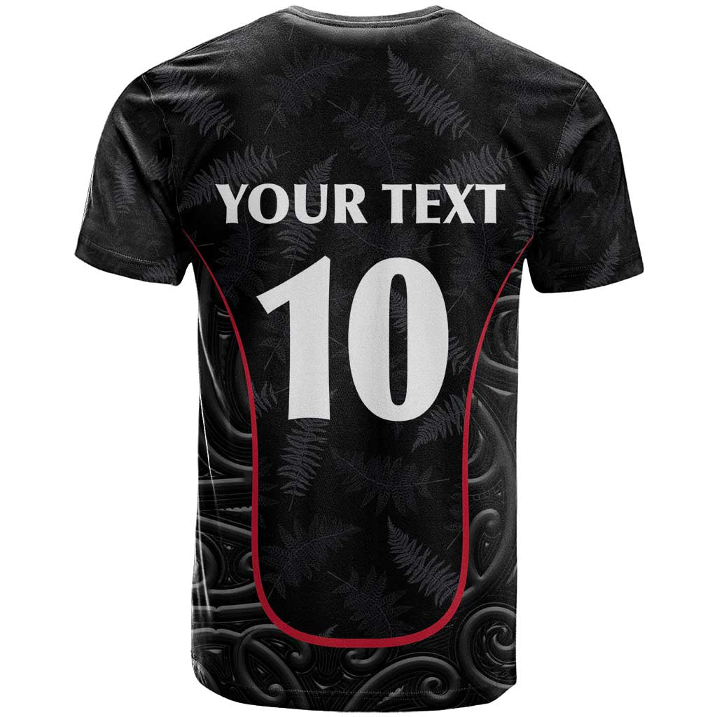 Custom New Zealand Rugby T Shirt Maori All Black Championship 2024 and Silver Fern LT03 - Polynesian Pride