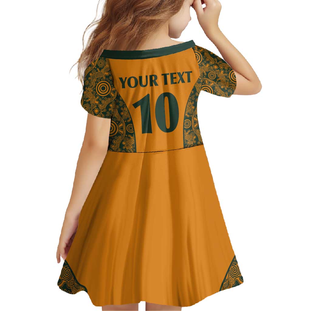 Custom Australia Rugby Championship 2024 Family Matching Tank Maxi Dress and Hawaiian Shirt Aboriginal Art Tattoo Pattern LT03 - Polynesian Pride