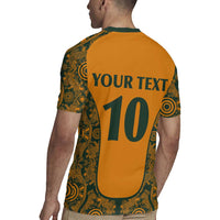Custom Australia Rugby Championship 2024 Rugby Jersey Aboriginal Art Tattoo Pattern