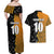 Custom New Zealand and Australia Rugby Championship 2024 Couples Matching Off Shoulder Maxi Dress and Hawaiian Shirt Maori Warrior and Kangaroo Mascot with Fern Aboriginal