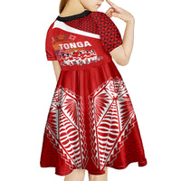 tonga-rugby-kid-short-sleeve-dress-sipi-tau-dance-coat-of-arms-ngatu-pattern