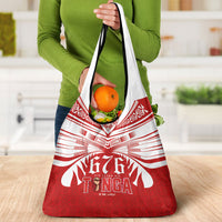 Tonga Rugby Grocery Bag Sipi Tau - Six Seven Six to the World LT03 - Polynesian Pride