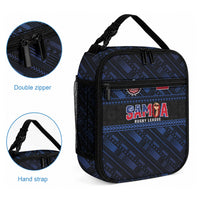 Toa Samoa Rugby Lunch Bag Siva Tau - Samoan Warriors Pacific Pattern LT03 - Polynesian Pride