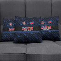 Toa Samoa Rugby Pillow Cover Siva Tau - Samoan Warriors Pacific Pattern LT03 - Polynesian Pride