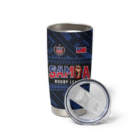 Toa Samoa Rugby Tumbler Cup Siva Tau - Samoan Warriors Pacific Pattern LT03 - Polynesian Pride