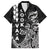 Cook Islands Vaa Polynesian Art Tattoo Hawaiian Shirt Black Color