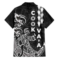 Cook Islands Va'a Polynesian Art Tattoo Hawaiian Shirt Black Color LT03 - Polynesian Pride