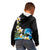 Hawaiian Plumeria and Turtle Kid Hoodie with Polynesian Tribal Art Pattern Vintage Vibes