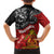 The Kingitanga - Maori King Movement Hawaiian Shirt Ko Te Mana Motuhake Emblem with Moko and Polynesian Art Tattoo