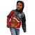 The Kingitanga - Maori King Movement Kid Hoodie Ko Te Mana Motuhake Emblem with Moko and Polynesian Art Tattoo