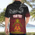 Personalised The Kingitanga - Maori King Movement Hawaiian Shirt Ko Te Mana Motuhake Emblem with Silver Ferns and Polynesian Art Tattoo