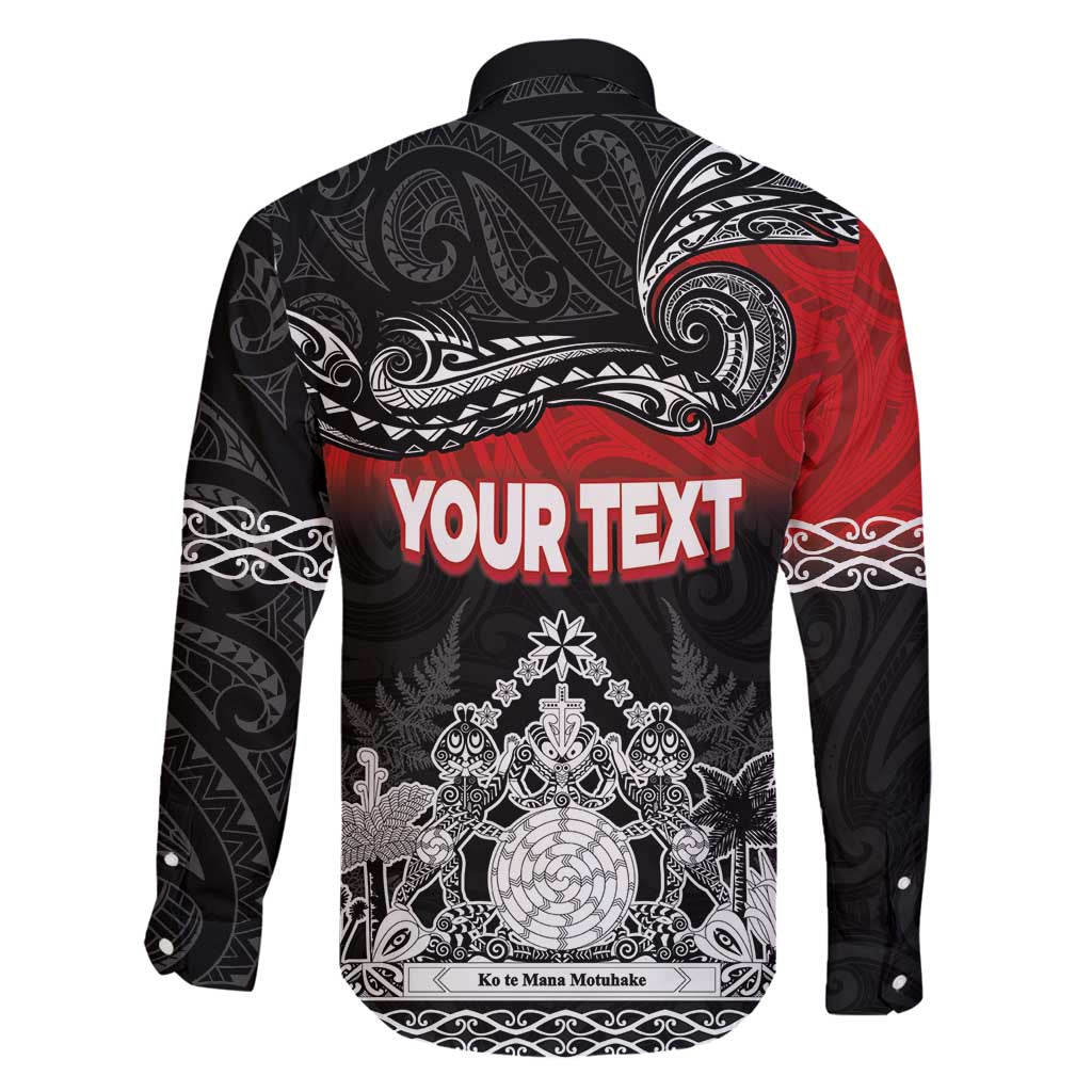 Personalised The Kingitanga - Maori King Movement Family Matching Puletasi and Hawaiian Shirt Te Paki-o-Matariki with Silver Ferns and Polynesian Art Tattoo