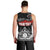 Personalised The Kingitanga - Maori King Movement Men Tank Top Te Paki-o-Matariki with Silver Ferns and Polynesian Art Tattoo