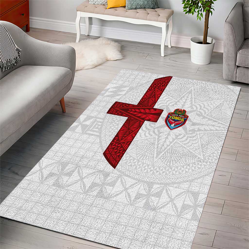 Tonga Ngatu Art Rugby Mate Ma'a Area Rug - Polynesian Pride