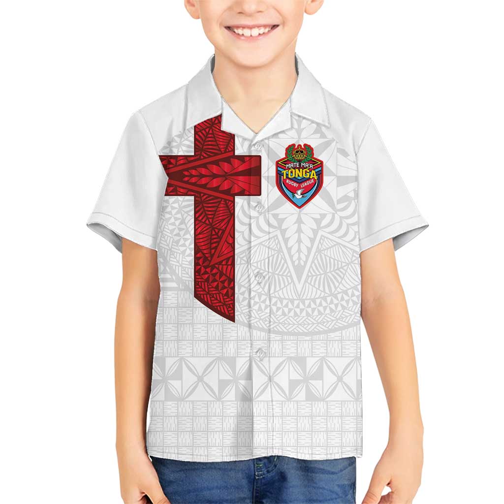 Custom Tonga Ngatu Art Rugby Mate Ma'a Family Matching Summer Maxi Dress and Hawaiian Shirt - Polynesian Pride