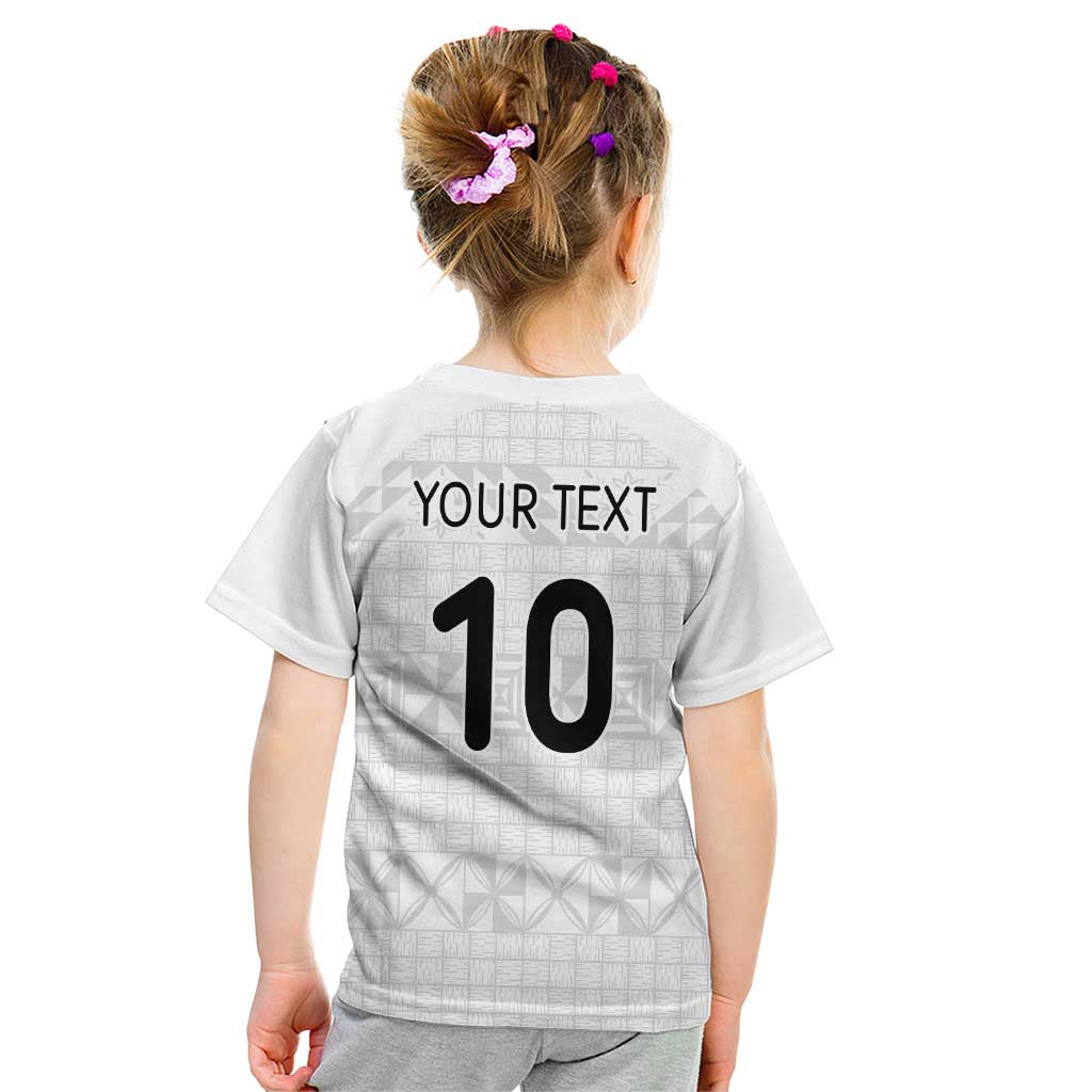 Custom Tonga Ngatu Art Rugby Mate Ma'a Kid T Shirt - Polynesian Pride