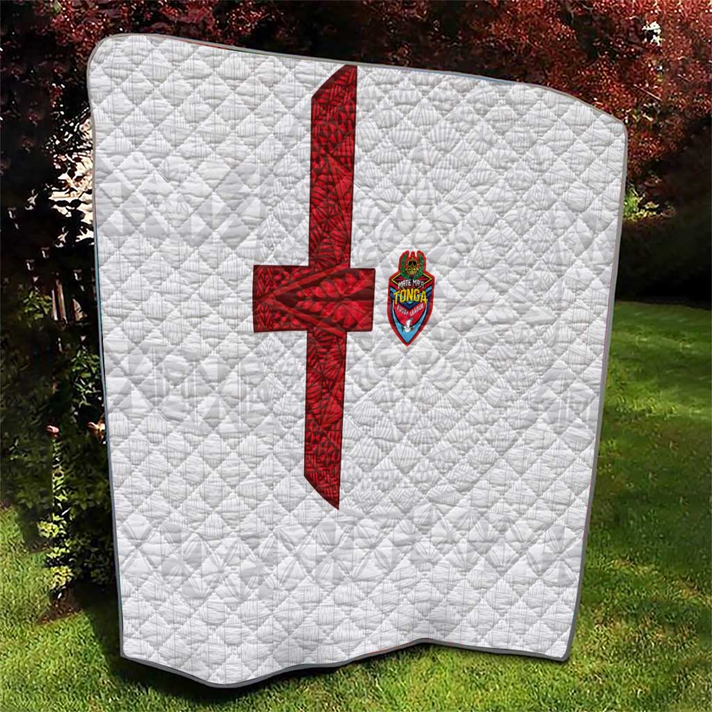 Tonga Ngatu Art Rugby Mate Ma'a Quilt - Polynesian Pride