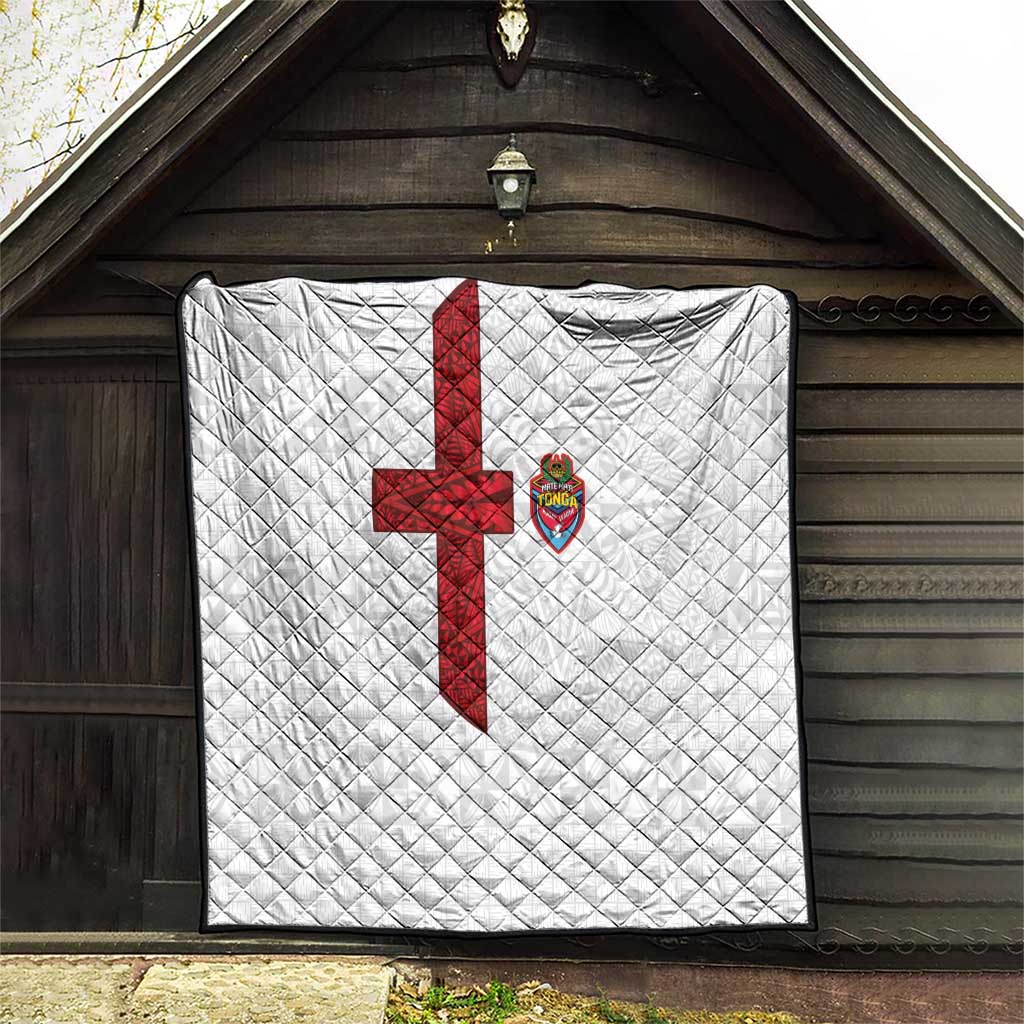 Tonga Ngatu Art Rugby Mate Ma'a Quilt - Polynesian Pride