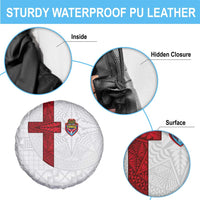 Tonga Ngatu Art Rugby Mate Ma'a Spare Tire Cover - Polynesian Pride