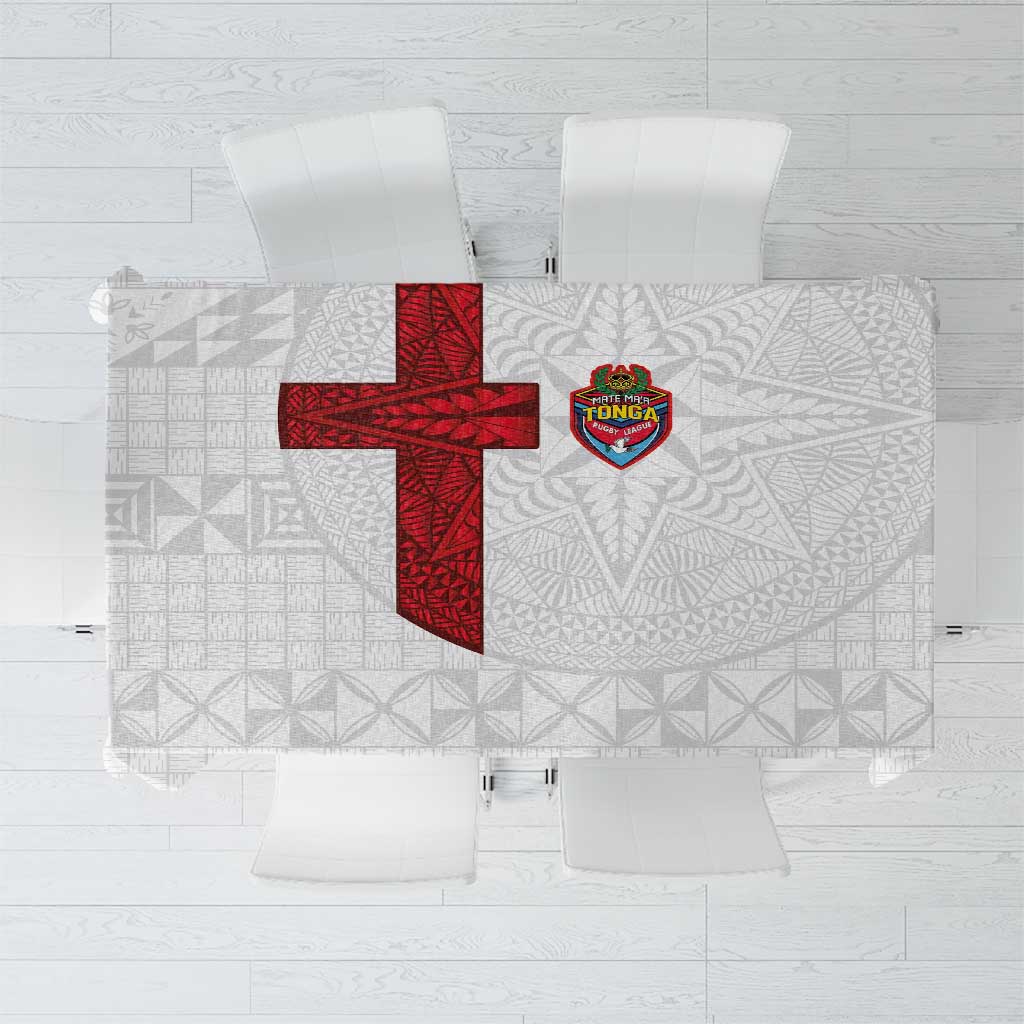 Tonga Ngatu Art Rugby Mate Ma'a Tablecloth - Polynesian Pride