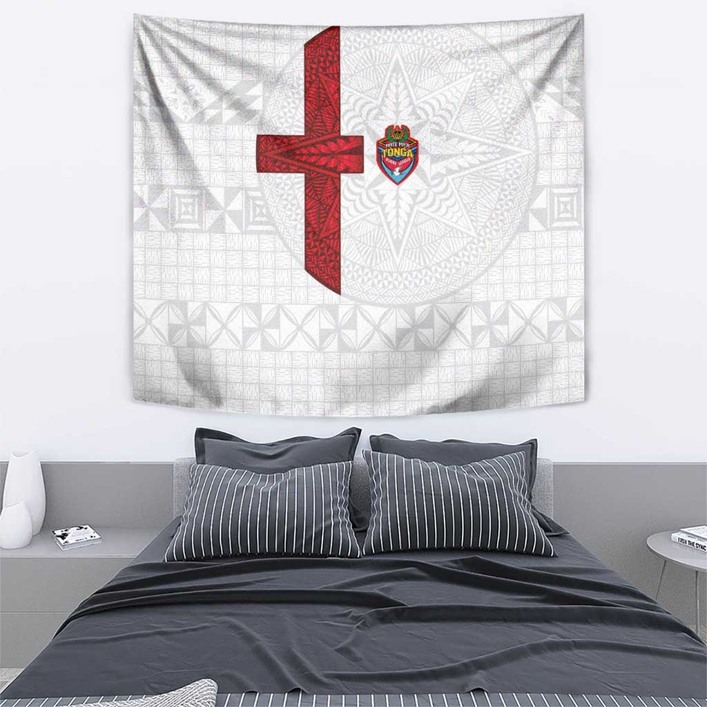 Tonga Ngatu Art Rugby Mate Ma'a Tapestry - Polynesian Pride