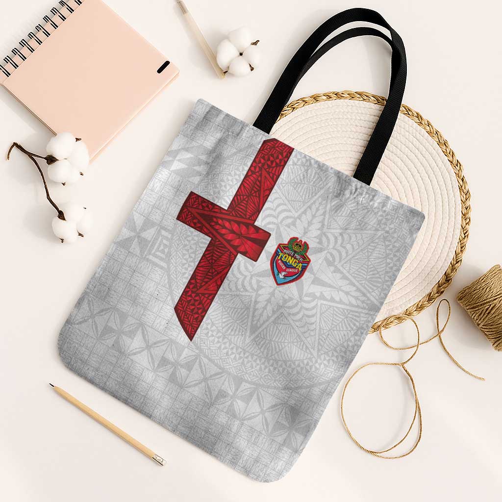 Tonga Ngatu Art Rugby Mate Ma'a Tote Bag - Polynesian Pride