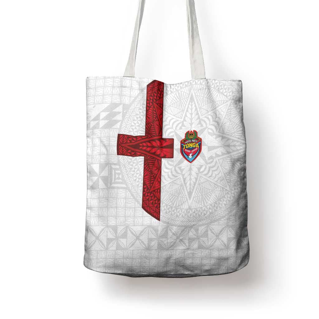 Tonga Ngatu Art Rugby Mate Ma'a Tote Bag - Polynesian Pride