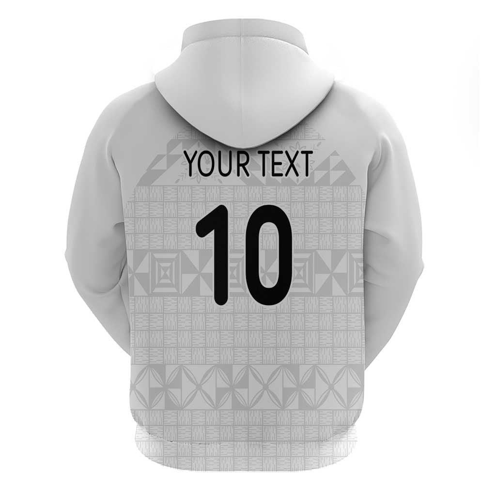 Custom Tonga Ngatu Art Rugby Mate Ma'a Zip Hoodie - Polynesian Pride