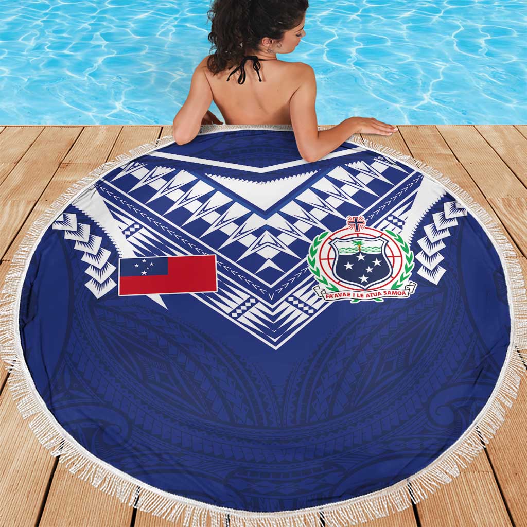 Samoa Rugby Beach Blanket Pacific Motifs - Polynesian Pride