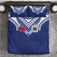 Samoa Rugby Bedding Set Pacific Motifs - Polynesian Pride