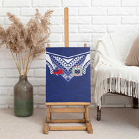 Samoa Rugby Canvas Wall Art Pacific Motifs - Polynesian Pride