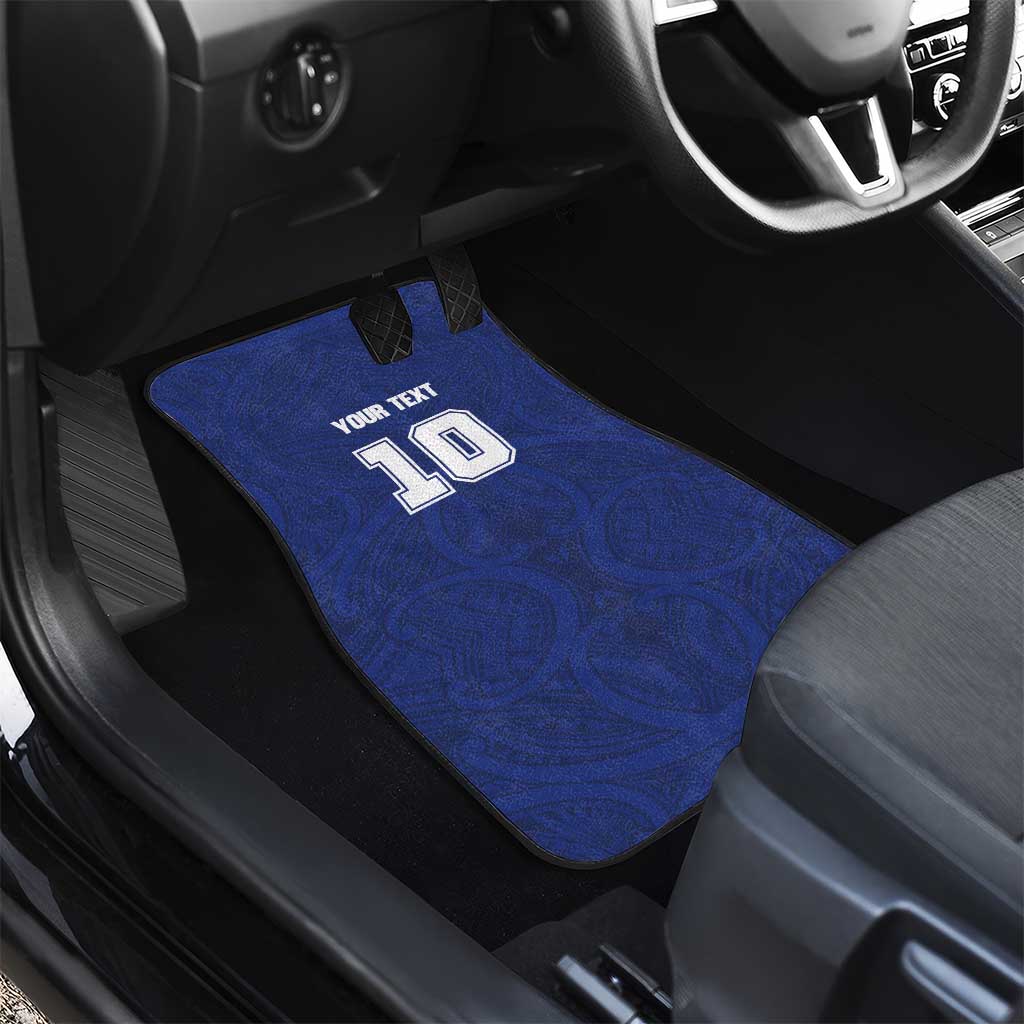 Custom Samoa Rugby Car Mats Pacific Motifs - Polynesian Pride