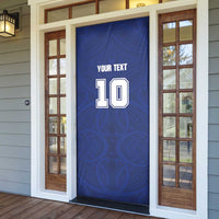 Custom Samoa Rugby Door Cover Pacific Motifs - Polynesian Pride