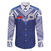Custom Samoa Rugby Family Matching Puletasi and Hawaiian Shirt Pacific Motifs - Polynesian Pride