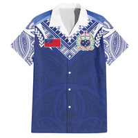 Custom Samoa Rugby Family Matching Summer Maxi Dress and Hawaiian Shirt Pacific Motifs - Polynesian Pride