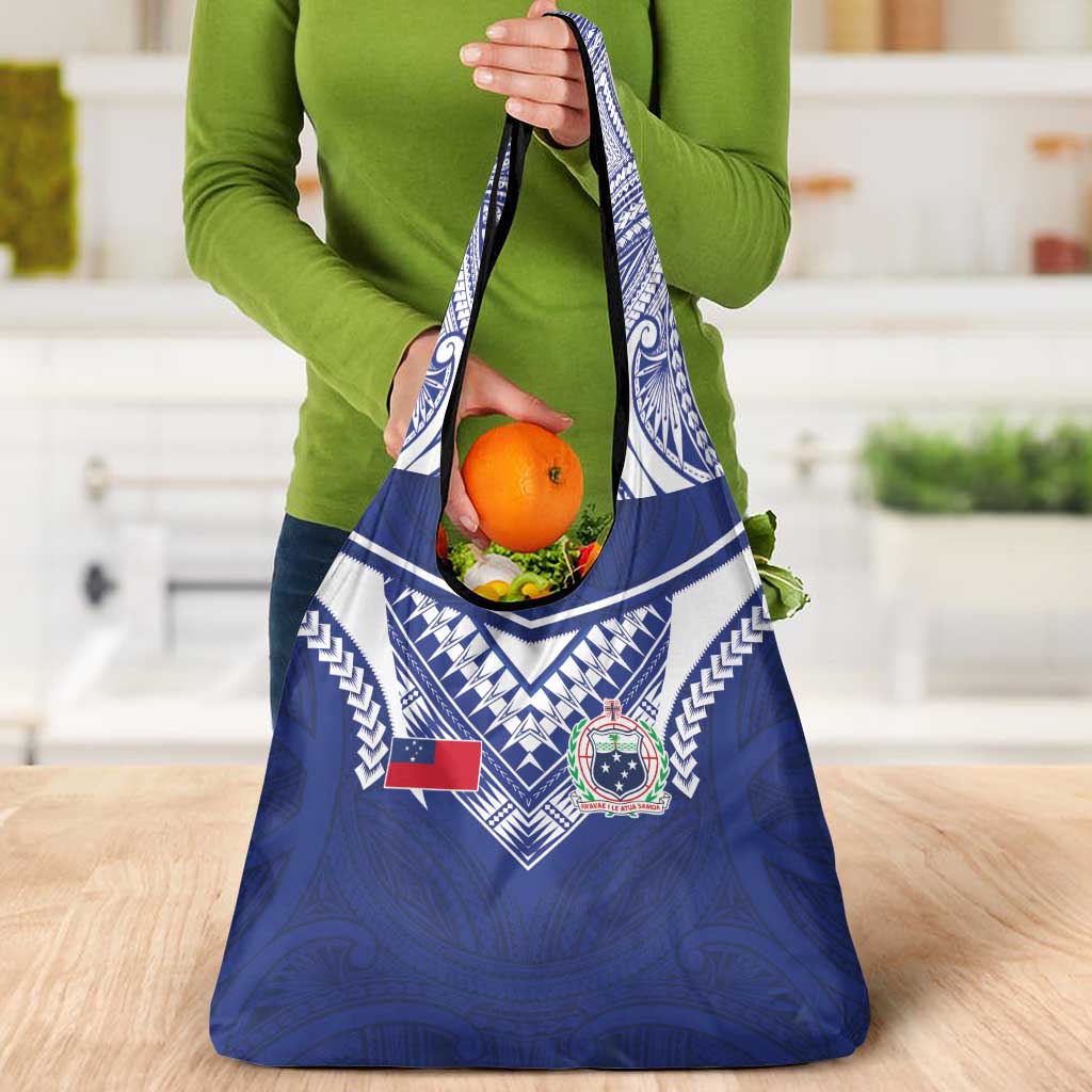 Samoa Rugby Grocery Bag Pacific Motifs - Polynesian Pride
