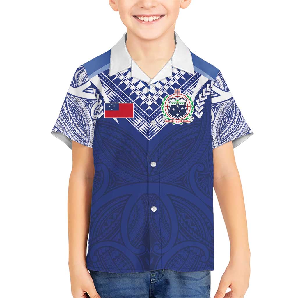 Custom Samoa Rugby Hawaiian Shirt Pacific Motifs - undefined