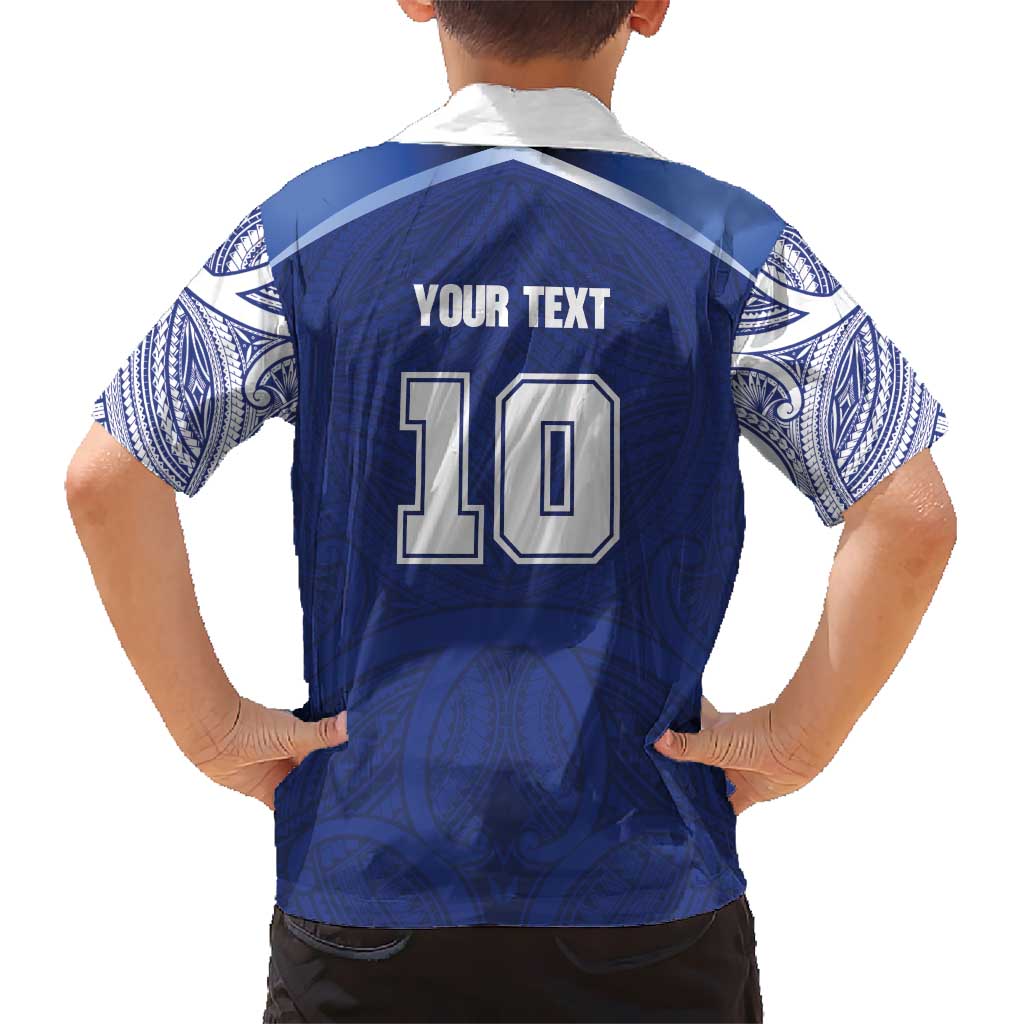 Custom Samoa Rugby Hawaiian Shirt Pacific Motifs - undefined