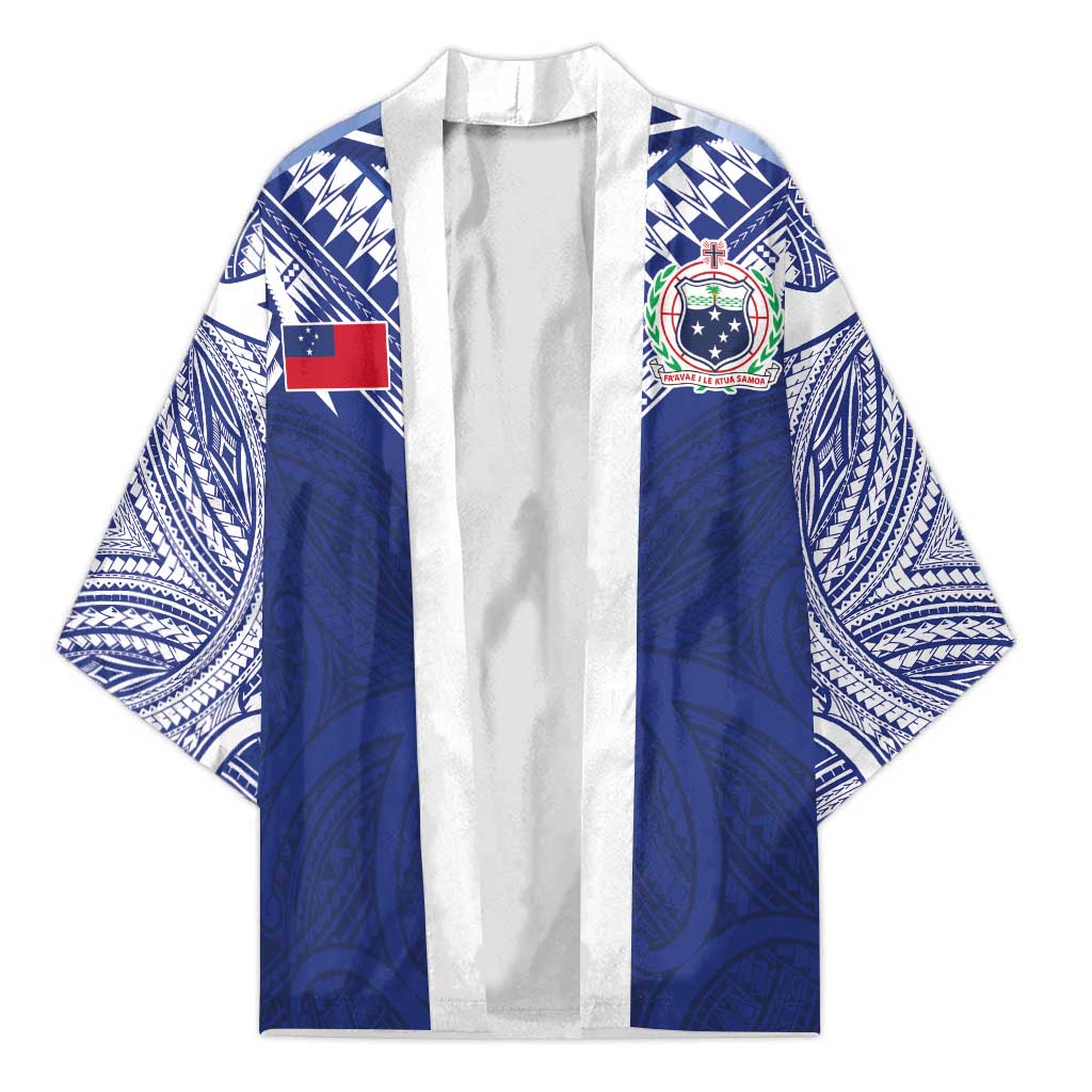 Custom Samoa Rugby Kimono Pacific Motifs - Polynesian Pride