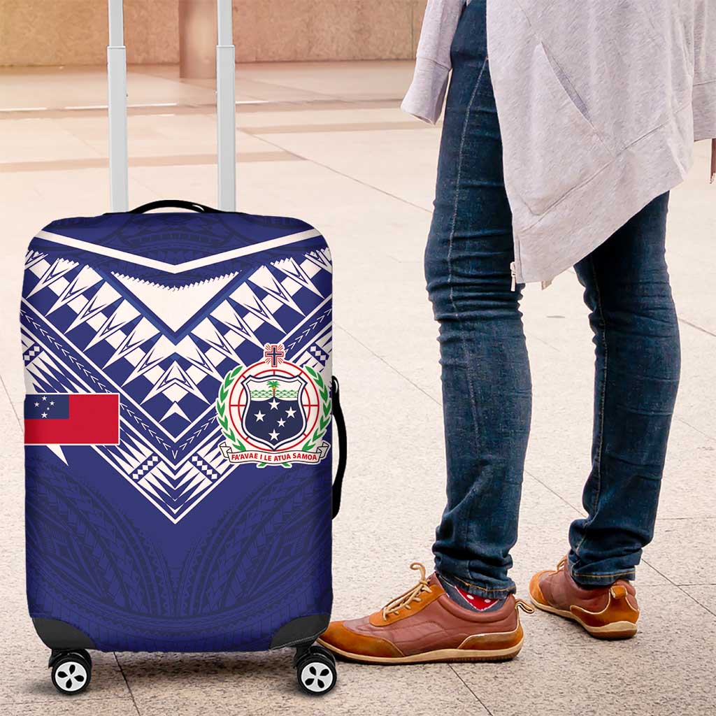 Samoa Rugby Luggage Cover Pacific Motifs - Polynesian Pride