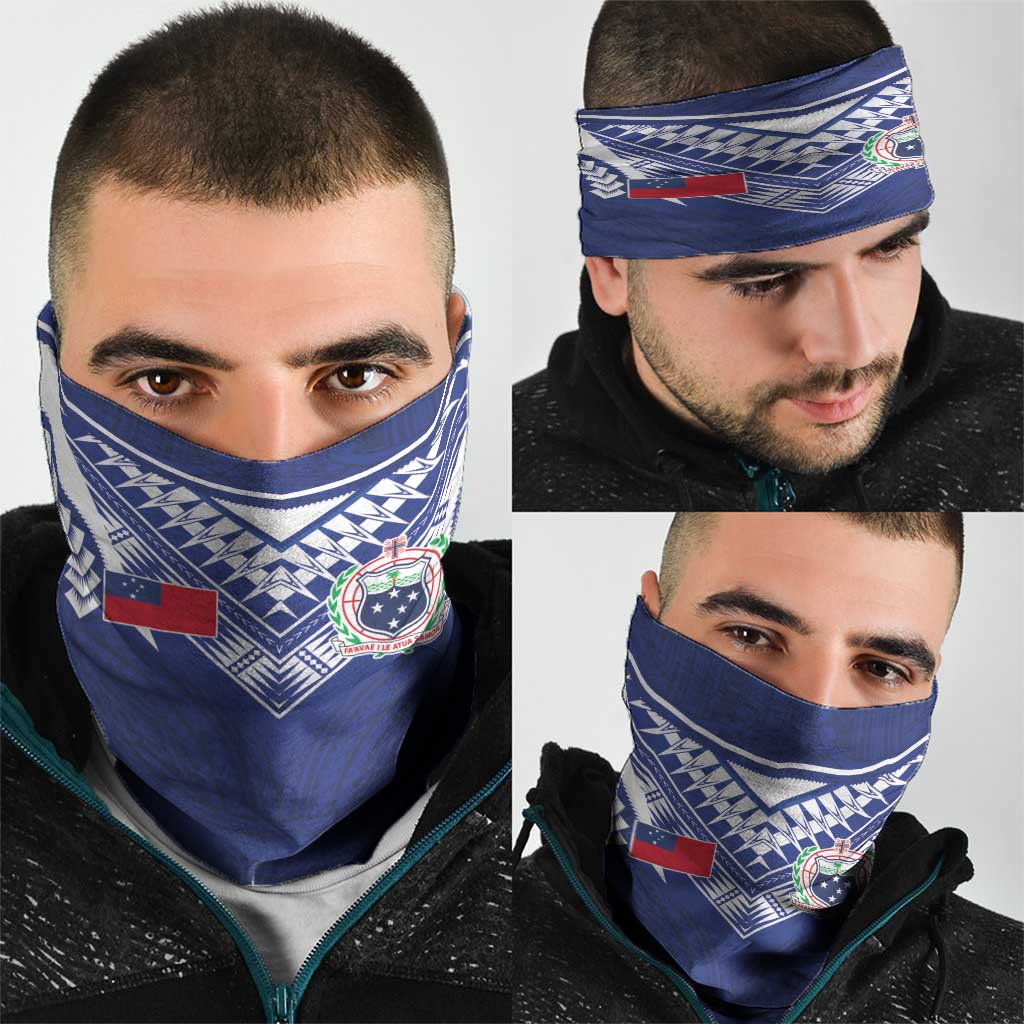 Samoa Rugby Neck Gaiter Pacific Motifs - Polynesian Pride