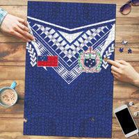 Samoa Rugby Puzzle Pacific Motifs - Polynesian Pride
