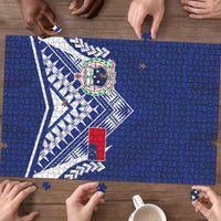 Samoa Rugby Puzzle Pacific Motifs - Polynesian Pride