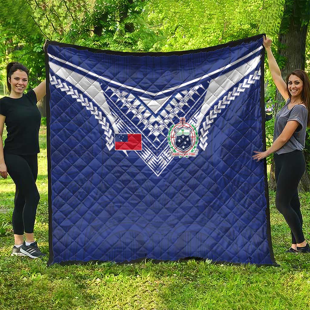 Samoa Rugby Quilt Pacific Motifs - Polynesian Pride
