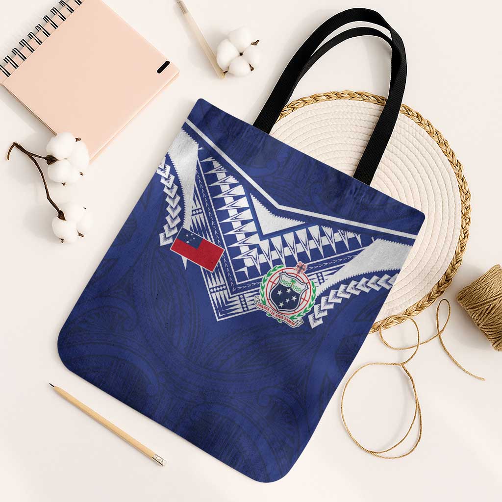 Samoa Rugby Tote Bag Pacific Motifs - Polynesian Pride