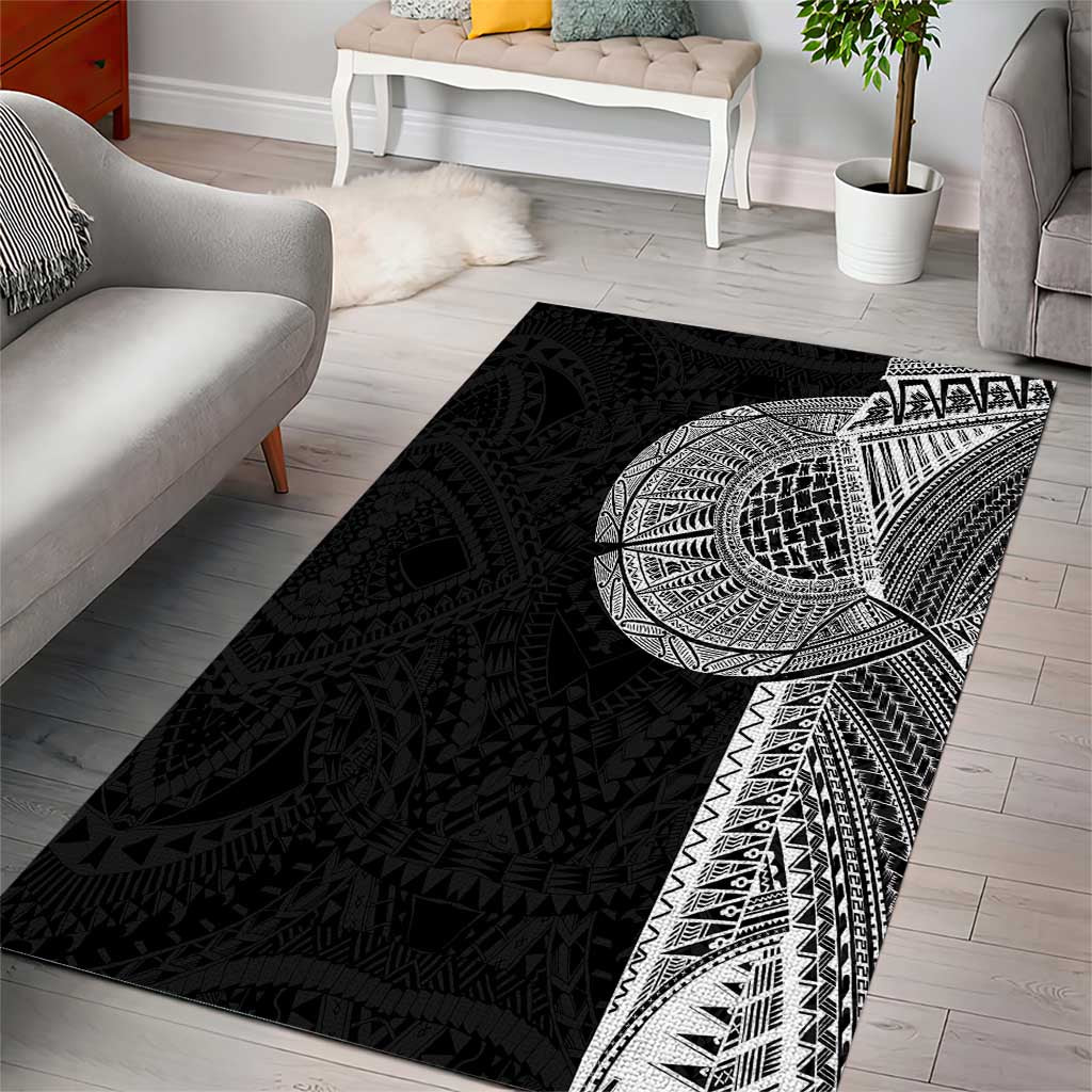 Samoan Tatau Area Rug Art Tribal Traditional Tattoos - Polynesian Pride