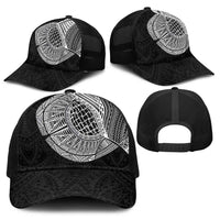 Samoan Tatau Baseball Net Cap Art Tribal Traditional Tattoos - Polynesian Pride