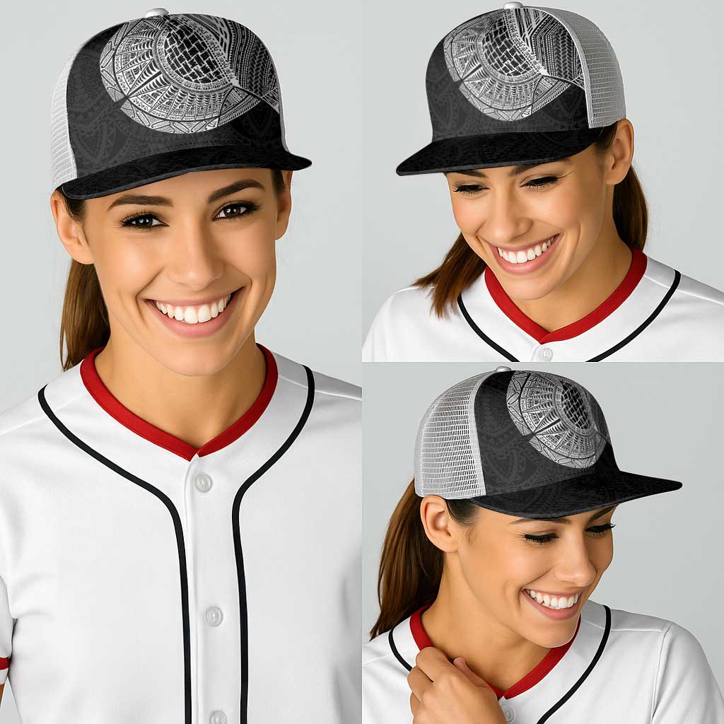 Samoan Tatau Baseball Net Cap Art Tribal Traditional Tattoos - Polynesian Pride