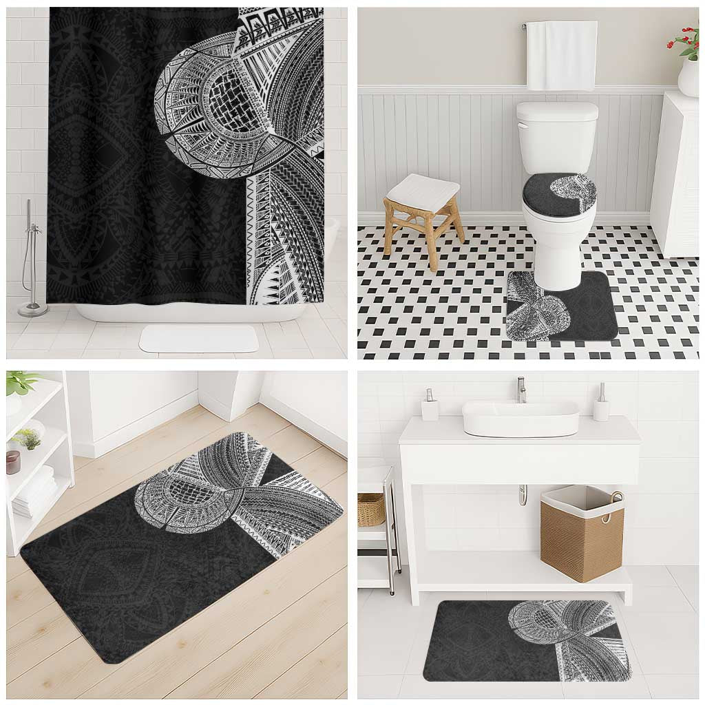 Samoan Tatau Bathroom Set Art Tribal Traditional Tattoos - Polynesian Pride
