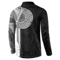 Samoan Tatau Button Sweatshirt Art Tribal Traditional Tattoos - Polynesian Pride